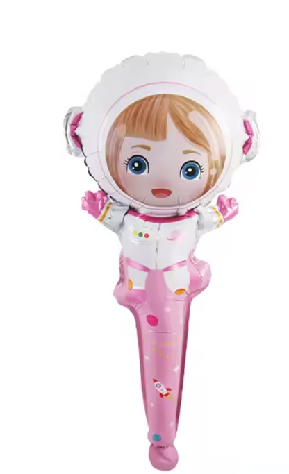 Astronaut Girl Balloon Stick Toy