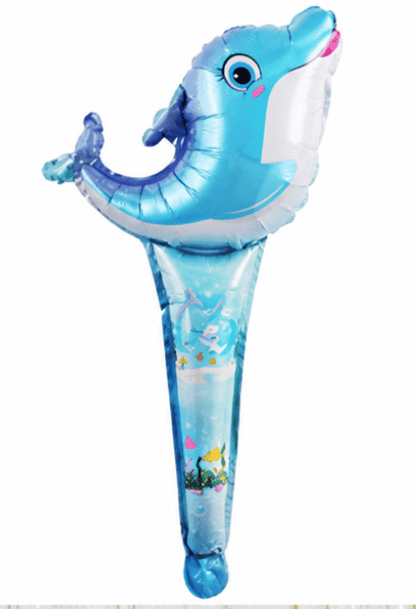 Dolphin Inflatable Balloon Stick for Kids | Party & Outdoor Fun